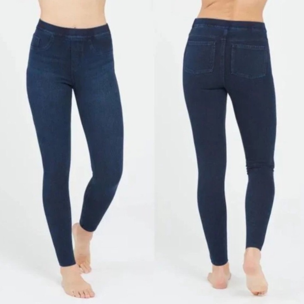 Spanx jean-ish ankle leggings size medium